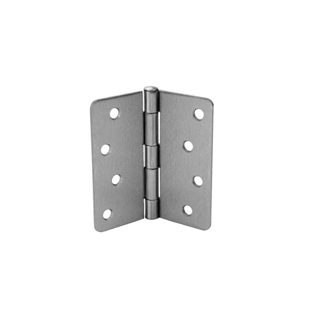 Heat Wave RPB74040-14-651 4 x 4 in. Bright Chrome Residential Hinge 0.25 in. Radius HE2953873